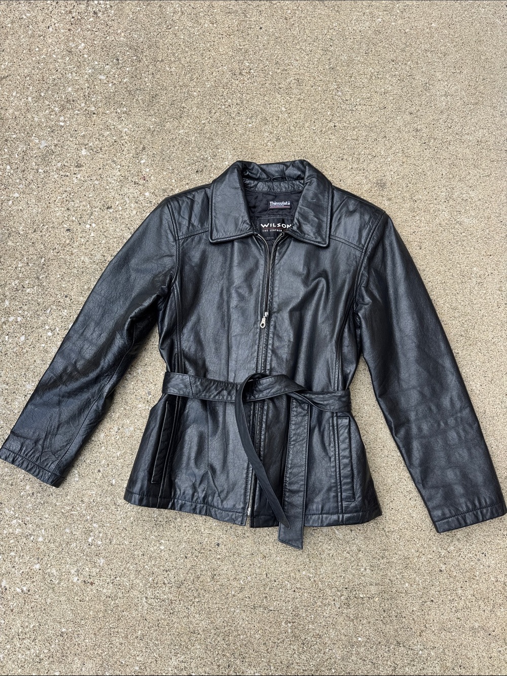 Vintage Wilsons Leather Thinsulate Leather Jacket Size M